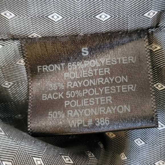 Pinstripe Vest Formal Suit Piece Black Gray Button Down J. Ferrar S - Picture 7 of 7